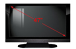 47' Plasma Prop TVs.  Props America Fake Electronic Props for Home Staging and Furniture Stores.
